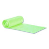 Biotuf Compostable Can Liners, 33 Gal, 0.9 Mil, 33" x 39", Light Green, 25 Bags/Roll, 8 Rolls/Carton