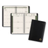 Recycled Weekly Block Format Appointment Book, 8.5 x 5.5, Black Cover, 12-Month (Jan To Dec): 2026