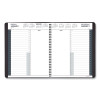 24-Hour Daily Appointment Book, 11 x 8.5, Black Cover, 12-Month (Jan To Dec): 2026