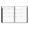 Contemporary Lite Weekly/Monthly Planner, 8.75 x 7, Black Simulated Leather Cover, 12-Month (Jan To Dec): 2026