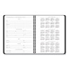 Contemporary Lite Weekly/Monthly Planner, 8.75 x 7, Black Simulated Leather Cover, 12-Month (Jan To Dec): 2026