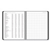 Contempo Lite Academic Year Weekly/Monthly Planner, 8.75 x 7.87, Black Cover, 12-Month (July To June): 2025 To 2026