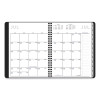 Contempo Lite Academic Year Weekly/Monthly Planner, 8.75 x 7.87, Black Cover, 12-Month (July To June): 2025 To 2026