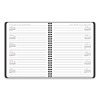 Contempo Lite Academic Year Weekly/Monthly Planner, 8.75 x 7.87, Black Cover, 12-Month (July To June): 2025 To 2026