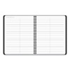 Contempo Lite Academic Year Weekly/Monthly Planner, 8.75 x 7.87, Black Cover, 12-Month (July To June): 2025 To 2026