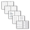 Weekly Planner Ruled For Open Scheduling, 8.75 x 6.75, Black Cover, 12-Month (Jan To Dec): 2026