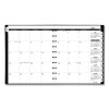 Move-A-Page Academic Weekly/Monthly Planners, 11 x 9, Black Cover, 12-Month (July To June): 2025 To 2026