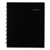 Move-A-Page Academic Weekly/Monthly Planners, 11 x 9, Black Cover, 12-Month (July To June): 2025 To 2026