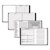 Move-A-Page Academic Weekly/Monthly Planners, 11 x 9, Black Cover, 12-Month (July To June): 2025 To 2026