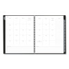 Elevation Academic Weekly/Monthly Planner, 11 x 8.5, Black Cover, 12-Month (July To June): 2024 To 2025