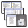 Quicknotes Weekly Block Format Appointment Book, 10 x 8, Black Cover, 12-Month (Jan To Dec): 2026