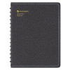 Undated Teacher's Planner, Weekly, 9 Classes, Black Cover, 10.88 x 8.25 Sheets, 12-Month (July To June)