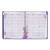 Beautiful Day Weekly/Monthly Planner, Vertical-Column Format, 11 x 8.5, Purple Cover, 13-Month: Jan 2026 To Jan 2027
