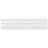 Wallmates Self-Adhesive Dry Erase Monthly Planning Surfaces, 18 X 12, White/Gray/Orange Sheets, Undated