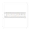 Wallmates Self-Adhesive Dry Erase Weekly Planning Surfaces, 18 X 24, White/Gray/Orange Sheets, Undated