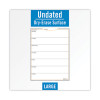Wallmates Self-Adhesive Dry Erase Weekly Planning Surfaces, 18 X 24, White/Gray/Orange Sheets, Undated