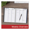 Dayminder Academic Weekly/Monthly Desktop Planner, 11 x 8.5, Charcoal Cover, 12-Month (July To June): 2025 To 2026
