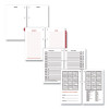Two-Color Desk Calendar Refill, 3.5 x 6, White Sheets, 12-Month (Jan To Dec): 2026