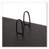 #17 Desk Calendar Base For Loose-Leaf Refill, 2 Rings, 3.5" x 6", Black