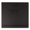 #17 Desk Calendar Base For Loose-Leaf Refill, 2 Rings, 3.5" x 6", Black