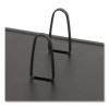 Desk Calendar Base For Loose-Leaf Refill, 2 Rings, 4.5" x 8", Black