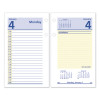Quicknotes Desk Calendar Refill, 3.5 x 6, White/Yellow/Blue Sheets, 12-Month (Jan To Dec): 2026