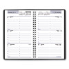 Dayminder Block Format Weekly Appointment Book, 8.5 x 5.5, Black Cover, 12-Month (Jan To Dec): 2026