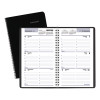 Dayminder Block Format Weekly Appointment Book, 8.5 x 5.5, Black Cover, 12-Month (Jan To Dec): 2026