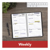 Dayminder Block Format Weekly Appointment Book, 8.5 x 5.5, Black Cover, 12-Month (Jan To Dec): 2026