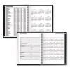 Dayminder Hardcover Weekly Vertical-Column Format Appointment Book, 11 x 8, Black Cover, 12-Month (Jan To Dec): 2026