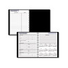 Dayminder Open-Schedule Weekly Appointment Book, 8.75 x 7, Black Cover, 12-Month (Jan To Dec): 2026