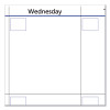 Quicknotes Mini Erasable Wall Planner, 16 x 12, White/Blue/Yellow Sheets, 12-Month (Jan To Dec): 2026