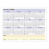 Quicknotes Mini Erasable Wall Planner, 16 x 12, White/Blue/Yellow Sheets, 12-Month (Jan To Dec): 2026