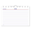 Move-A-Page Three-Month Wall Calendar, 12 x 27, White/Red/Blue Sheets, 15-Month: Dec 2025 To Feb 2027