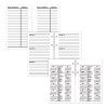 Financial Desk Calendar Refill, 3.5 x 6, White Sheets, 12-Month (Jan To Dec): 2026