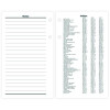 Financial Desk Calendar Refill, 3.5 x 6, White Sheets, 12-Month (Jan To Dec): 2026
