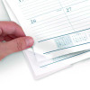 Desk Pad, 21.75 x 17, White Sheets, Black Binding, Clear Corners, 12-Month (Jan To Dec): 2026