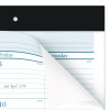 Desk Pad, 21.75 x 17, White Sheets, Black Binding, Clear Corners, 12-Month (Jan To Dec): 2026