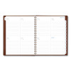 Signature Collection Academic Weekly/Monthly Planners, 11.5 x 8, Distressed Brown Cover, 13-Month: July 2025 To July 2026
