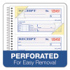 Multipart Money/Rent Receipt Book, Two-Part Carbonless, 4.75 x 2.75, 4 Forms/Sheet, 200 Forms Total
