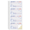 Multipart Money/Rent Receipt Book, Two-Part Carbonless, 4.75 x 2.75, 4 Forms/Sheet, 200 Forms Total