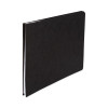 Presstex Report Cover With Tyvek Reinforced Hinge, Top Bound, Two-Piece Prong Fastener, 2" Capacity, 8.5 x 11, Black/Black