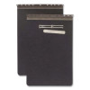 Presstex Report Cover With Tyvek Reinforced Hinge, Top Bound, Two-Piece Prong Fastener, 2" Capacity, 11 X 14, Black/Black