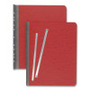 Pressboard Report Cover With Tyvek Reinforced Hinge, Two-Piece Prong Fastener, 2" Capacity, 8.5 X 14, Red/Red