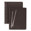 Presstex Report Cover With Tyvek Reinforced Hinge, Side Bound, Two-Piece Prong Fastener, 3" Capacity, 8.5 X 11, Black/Black