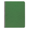 Presstex Report Cover With Tyvek Reinforced Hinge, Side Bound, 2-Piece Prong Fastener, 8.5 X 11, 3" Capacity, Dark Green