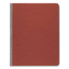 Presstex Report Cover With Tyvek Reinforced Hinge, Two-Piece Prong Fastener, 3" Capacity, 8.5 X 11, Red/Red