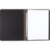 Pressboard Report Cover With Tyvek Reinforced Hinge, Two-Piece Prong Fastener, 3" Capacity, 8.5 X 11, Black/Black