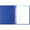 Pressboard Report Cover With Tyvek Reinforced Hinge, Two-Piece Prong Fastener, 3" Capacity, 8.5 X 11, Dark Blue/Dark Blue