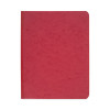Pressboard Report Cover With Tyvek Reinforced Hinge, Two-Piece Prong Fastener, 3" Capacity, 8.5 X 11, Red/Red